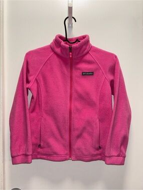 Columbia Fleece Jacket - Pink, Size M (10/12)